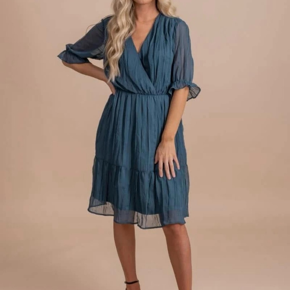 Bella Ella Boutique Tan Dress - Picture 6 of 13